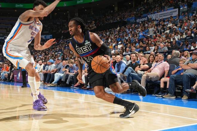 雷霆加时险胜活塞创60胜纪录 亚历山大砍47分刷新